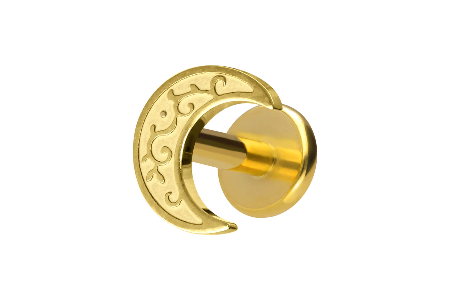 Titan Labret Piercing mit Innengewinde MOND